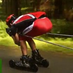 Nordic Cross Skates downhill