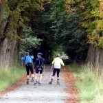 Cross-Skating im Herbst