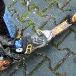 Cross-Skate nach den Einsatz